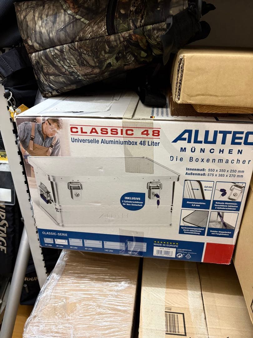 竹*リ様 ALUTEC アルミコンテナ 48l 収納ケース