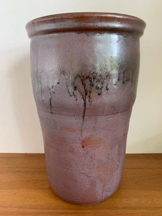 丹波立杭焼き　傘立て　花瓶