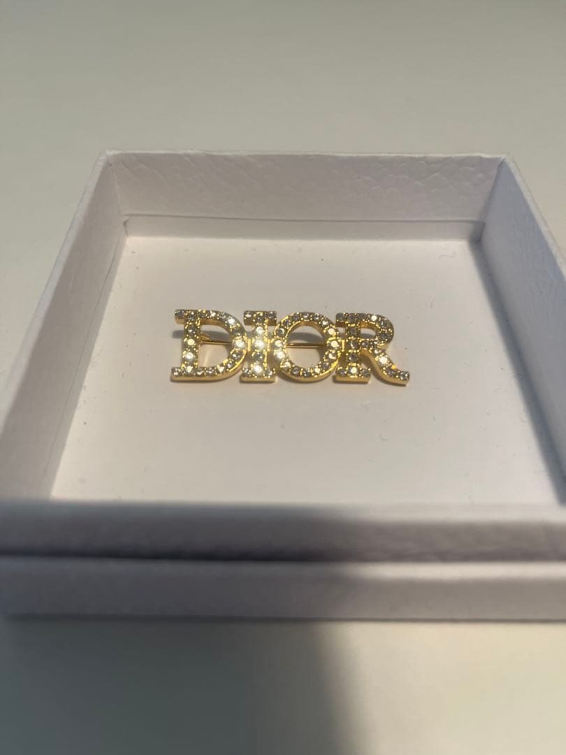 Dior ロゴブローチ