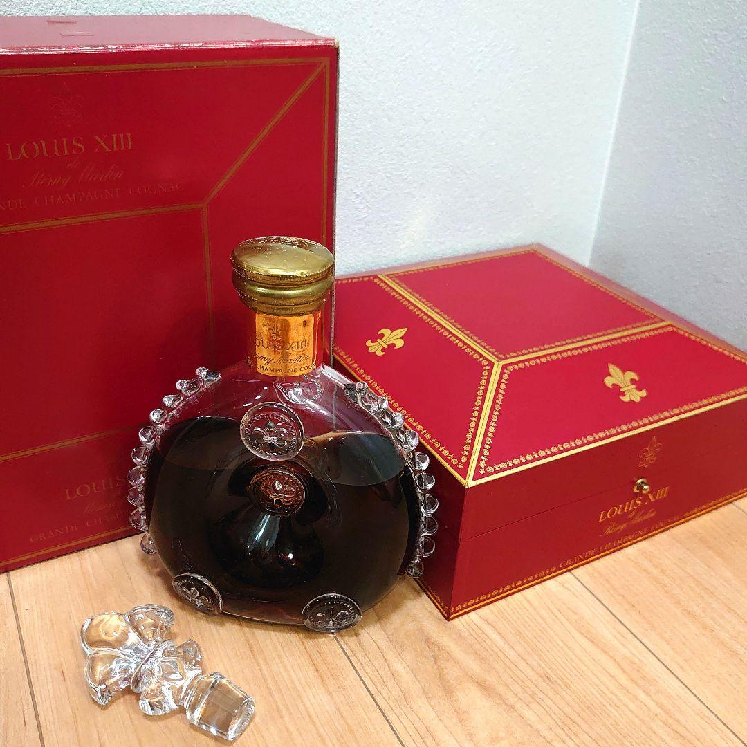 レミーマルタン ルイ13世 金キャップ　替栓付き・四角形箱　未開封・訳有