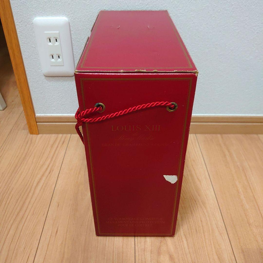 レミーマルタン ルイ13世 金キャップ　替栓付き・四角形箱　未開封・訳有