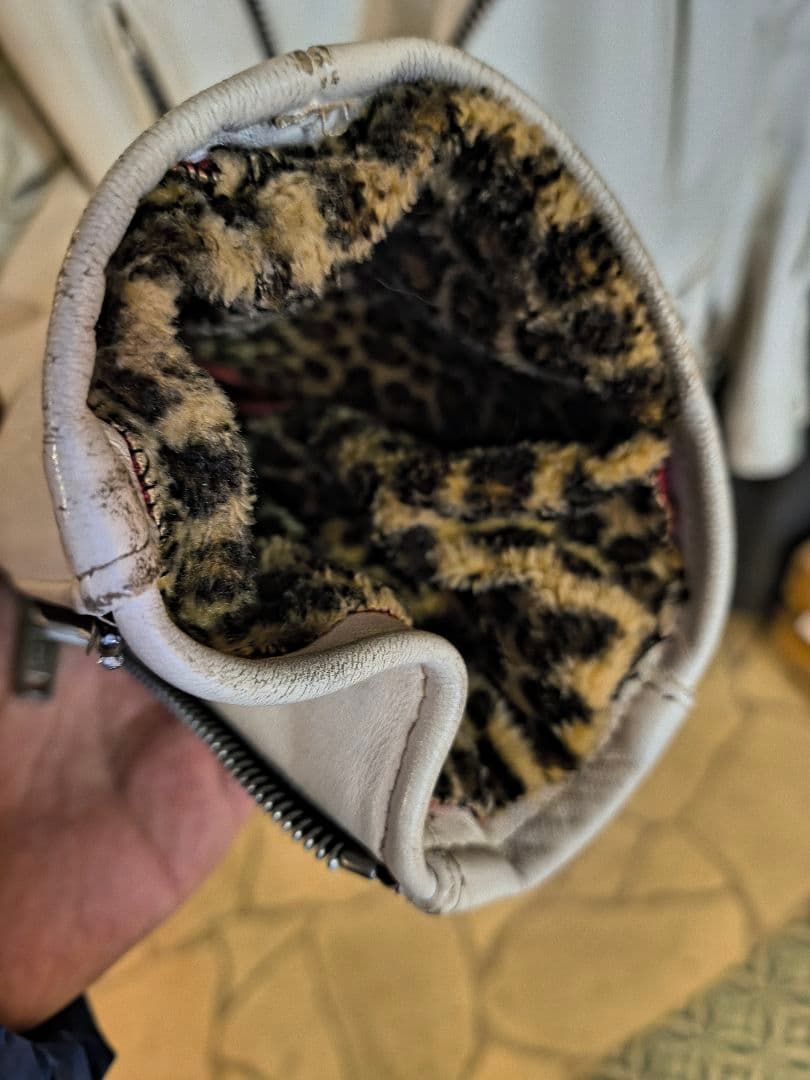 貴重 666 Triple Six レザージャケット 36 ホワイト 英国製