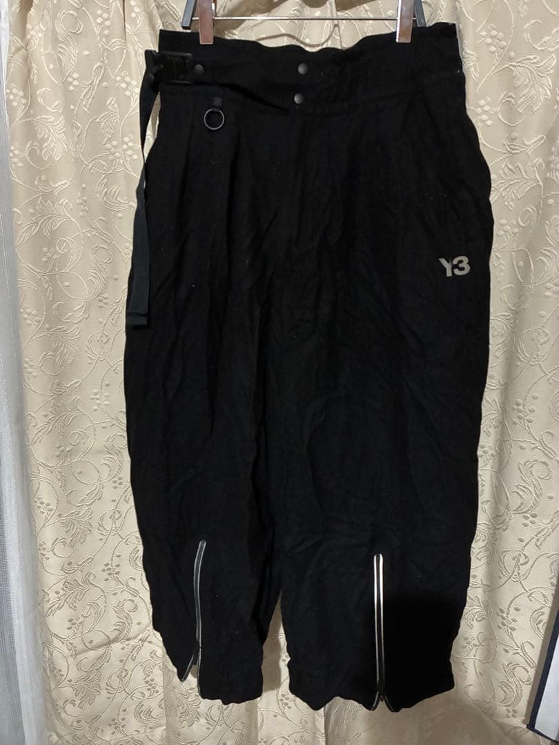 Y-3 クロップド　ウールパンツ
