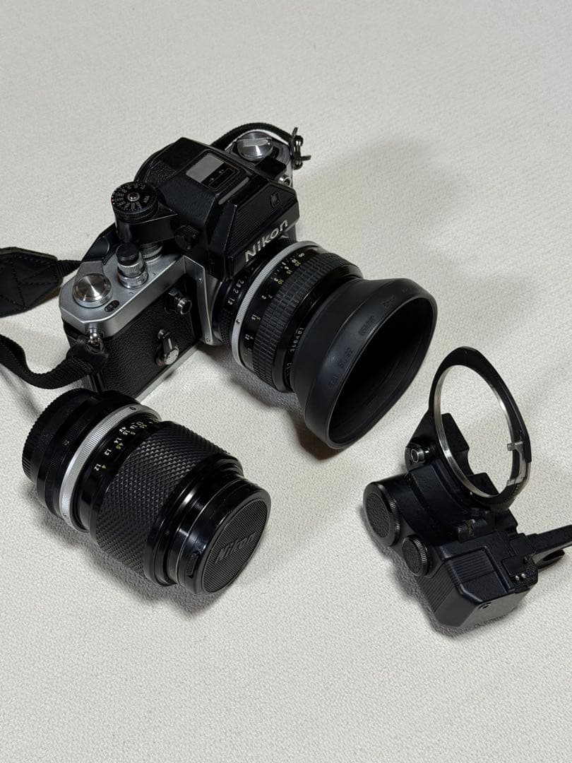 Nikon 一眼レフカメラ F2 フォトミック　レンズ二本付き