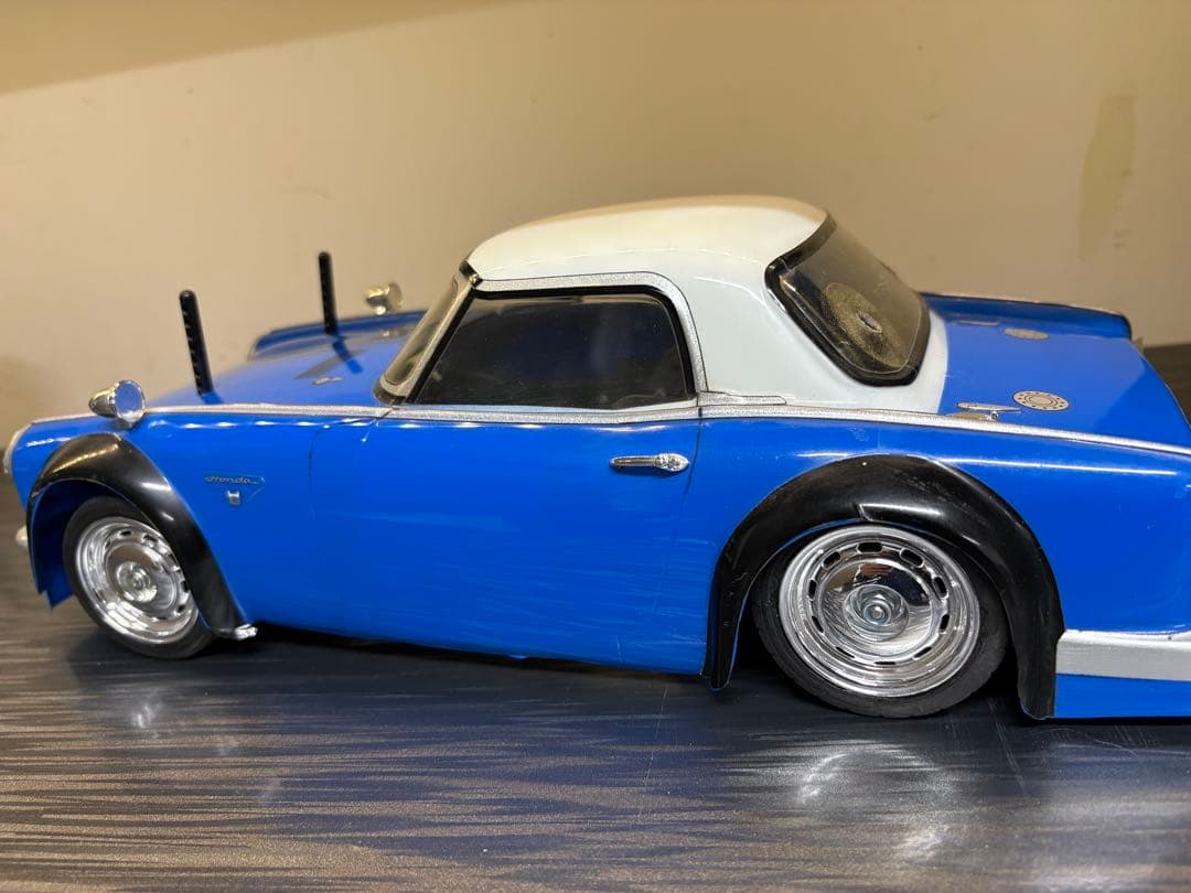 タミヤM01M02 シャーシ　ホンダS800ボディ