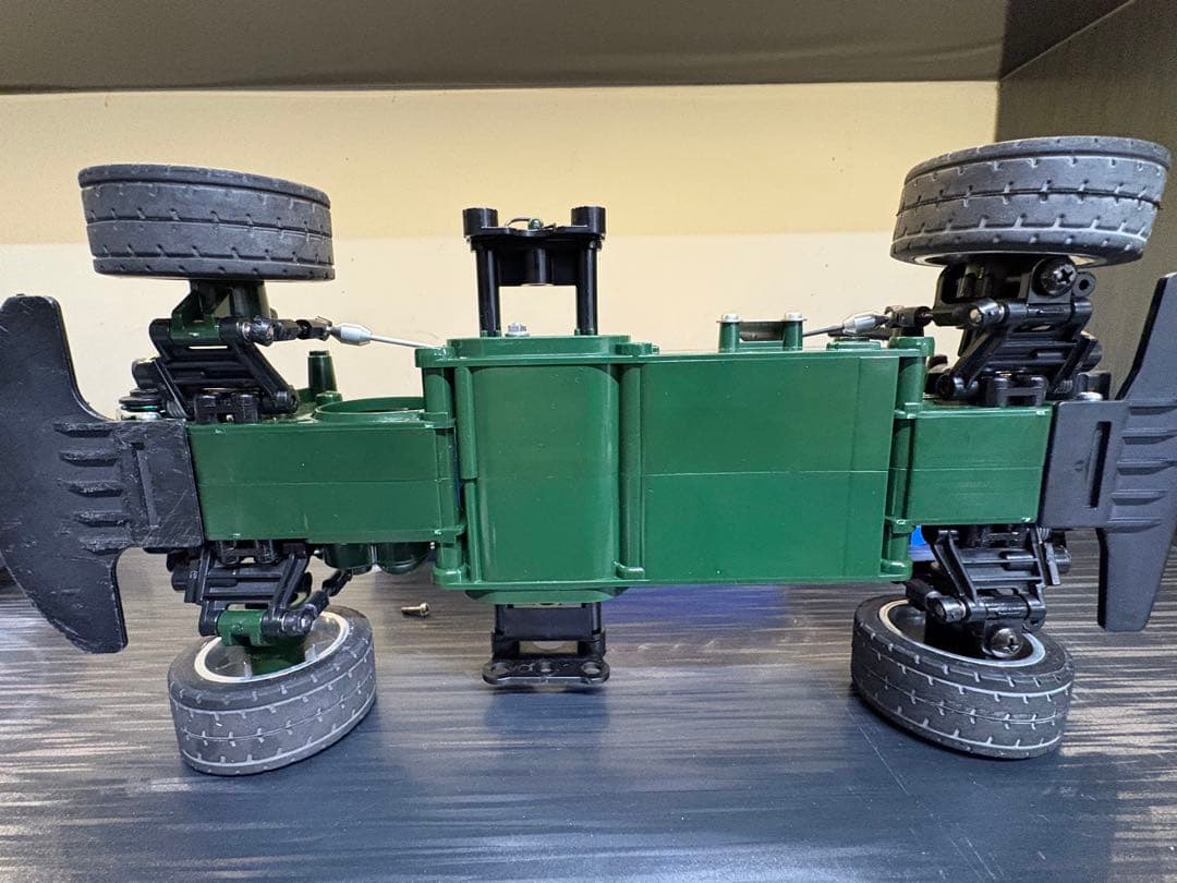 タミヤM01M02 シャーシ　ホンダS800ボディ