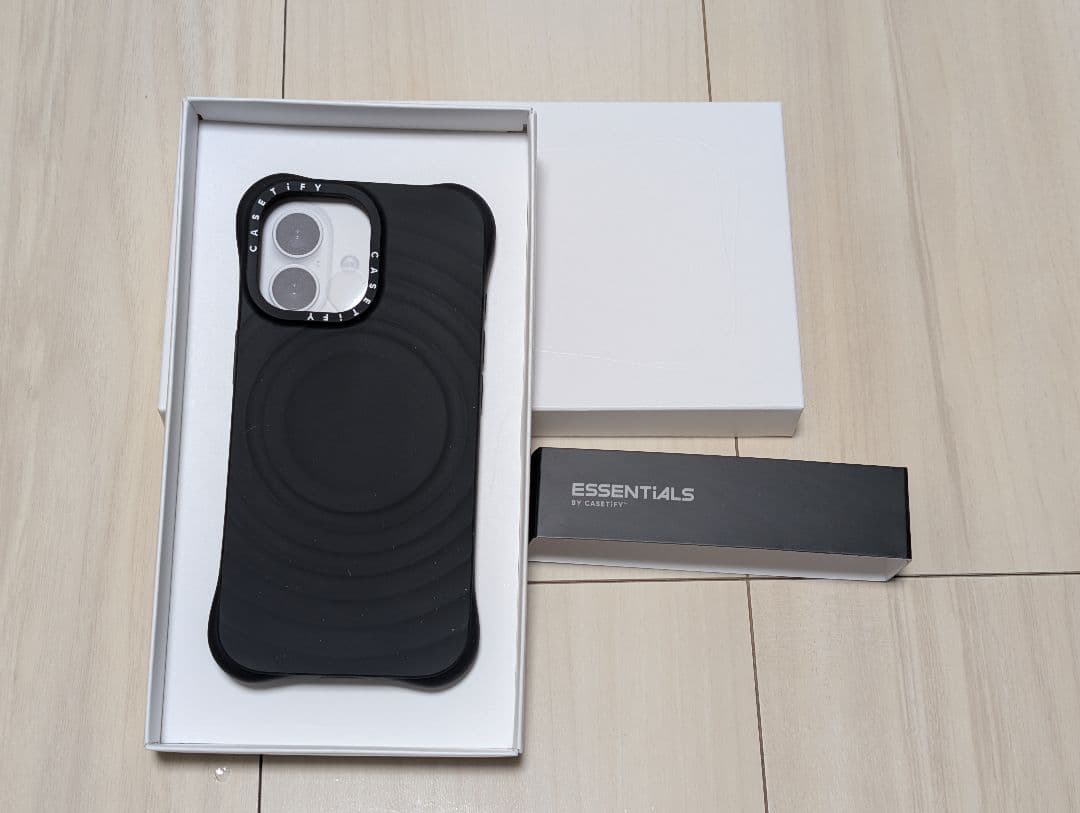 【新品】CASETiFY ウェーブ シリコンケース iPhone 17 ブラック