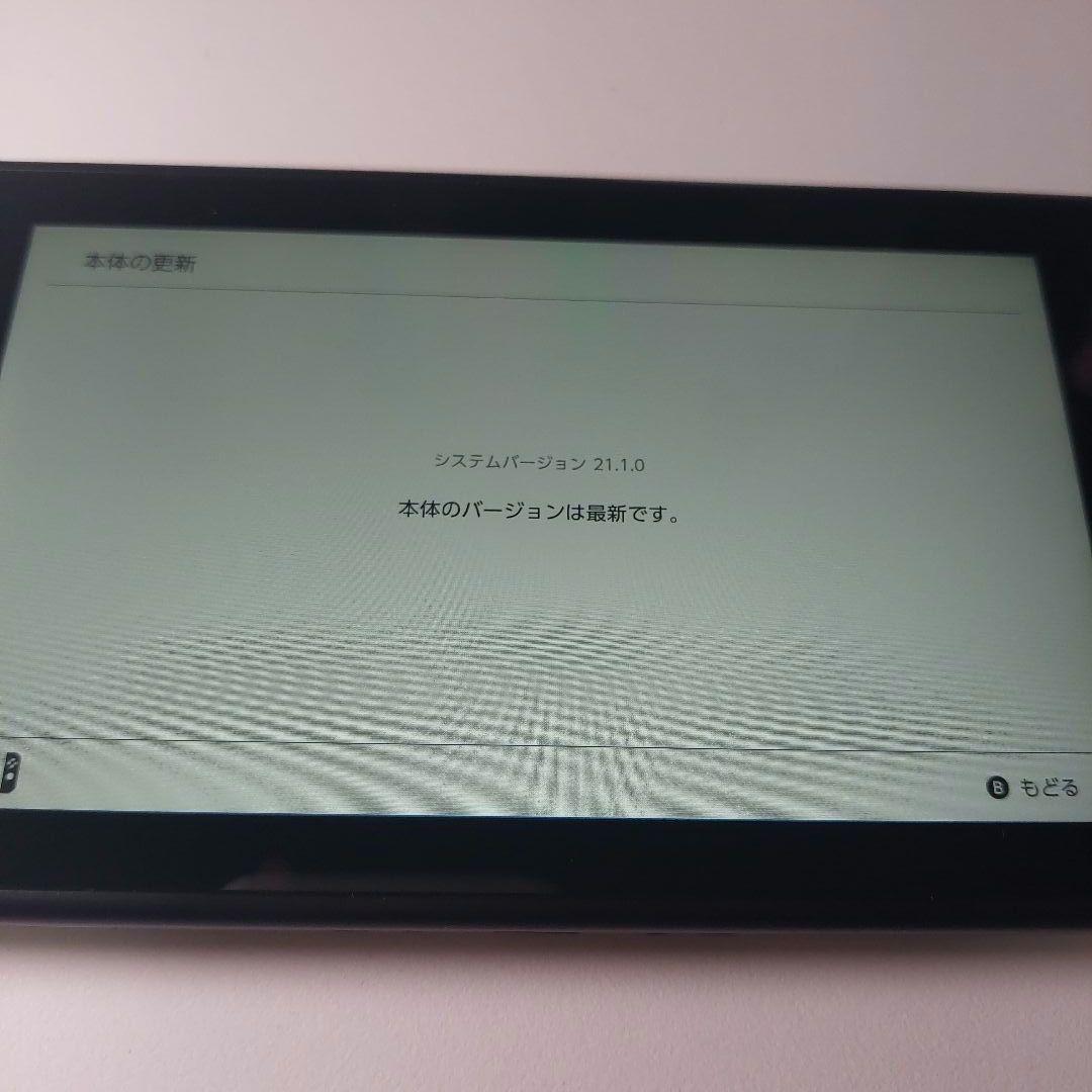 【動作品】Switch本体 バッテリー強化版 箱付き 付属品完品