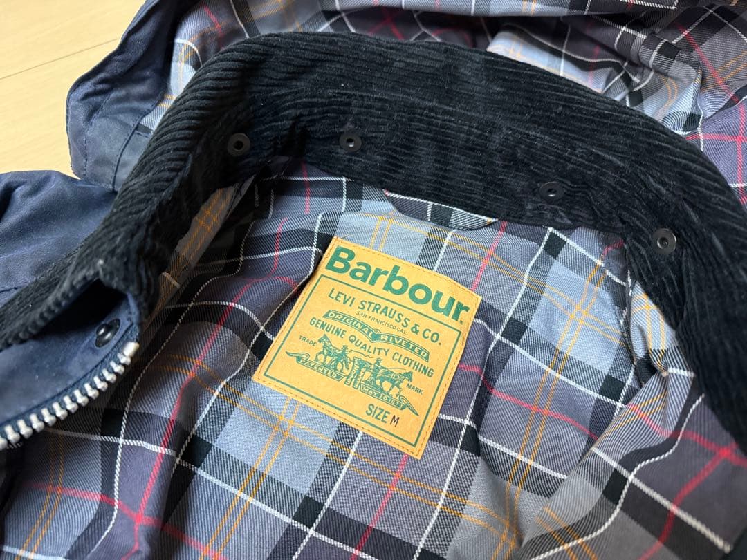 【超美品】 Barbour Levi's BEDALE Mサイズ
