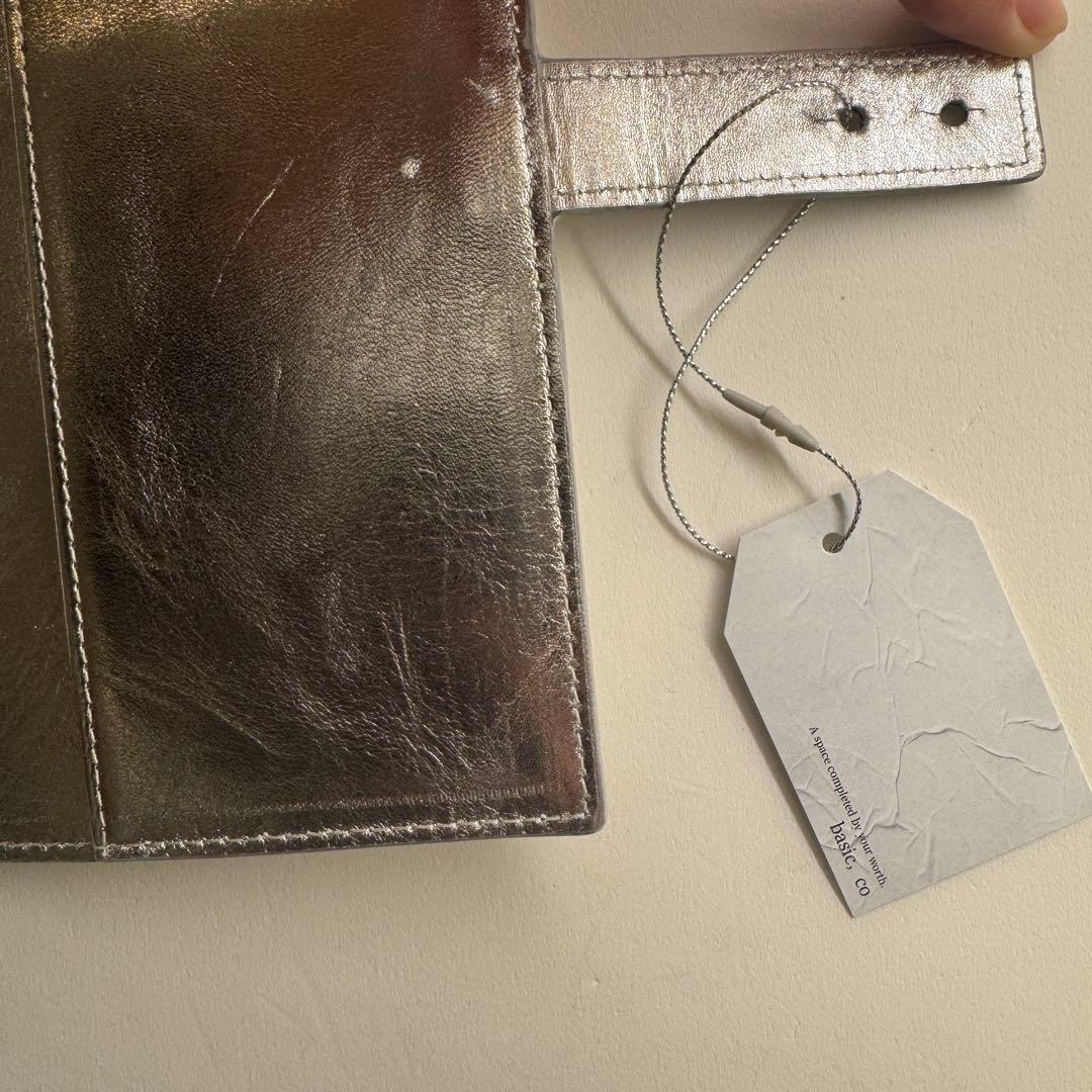 バインダー　シルバー　リボン　チャーム付き　A6