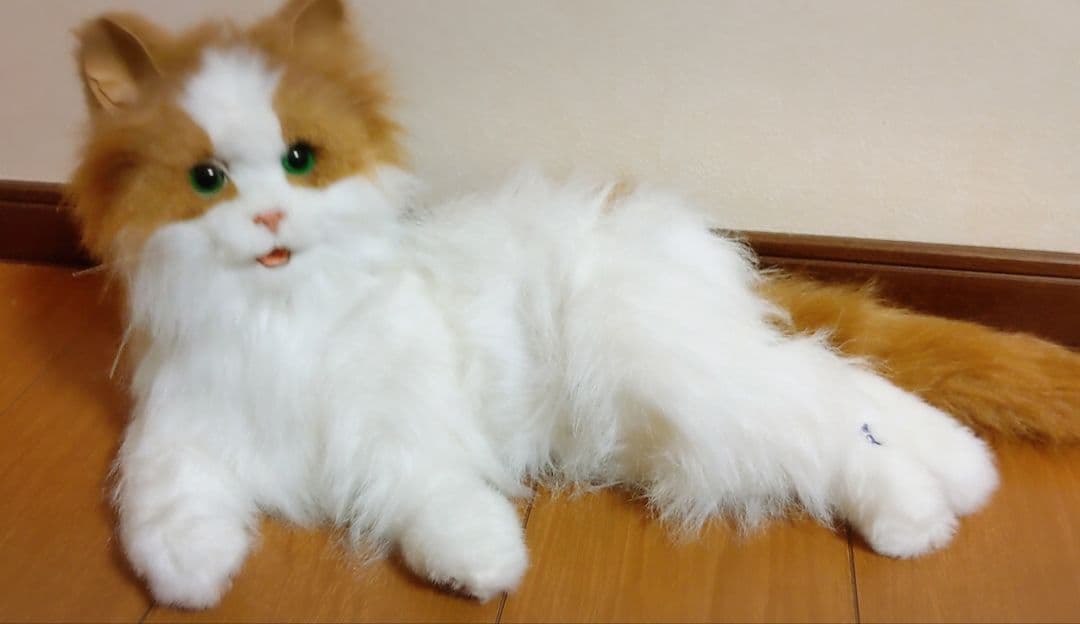リアル 美品 動く 鳴く 等身大 バーチャルペット ロボット おもちゃ ねこ