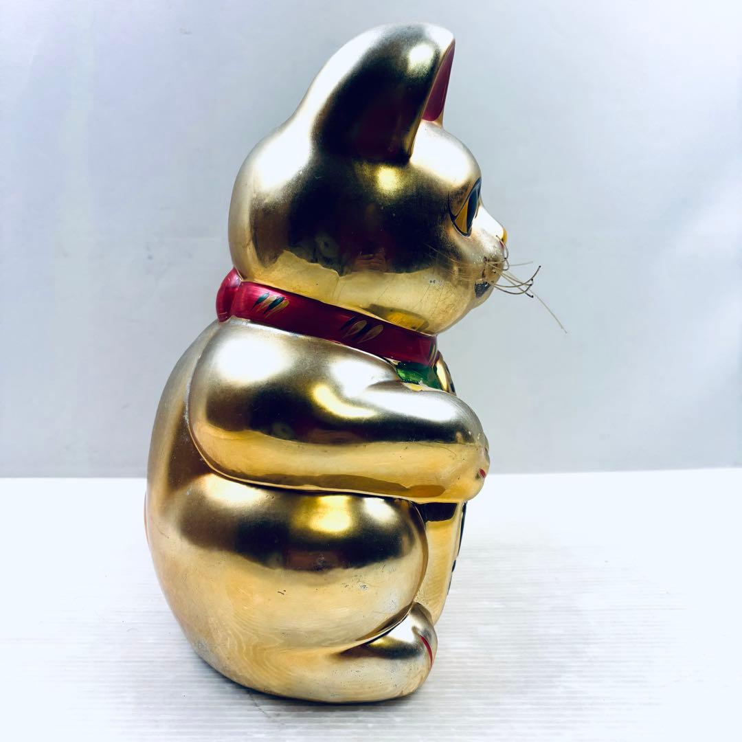 招き猫　金色　ゴールド　開運　貯金箱　金運招福　縁起物　商売繁盛