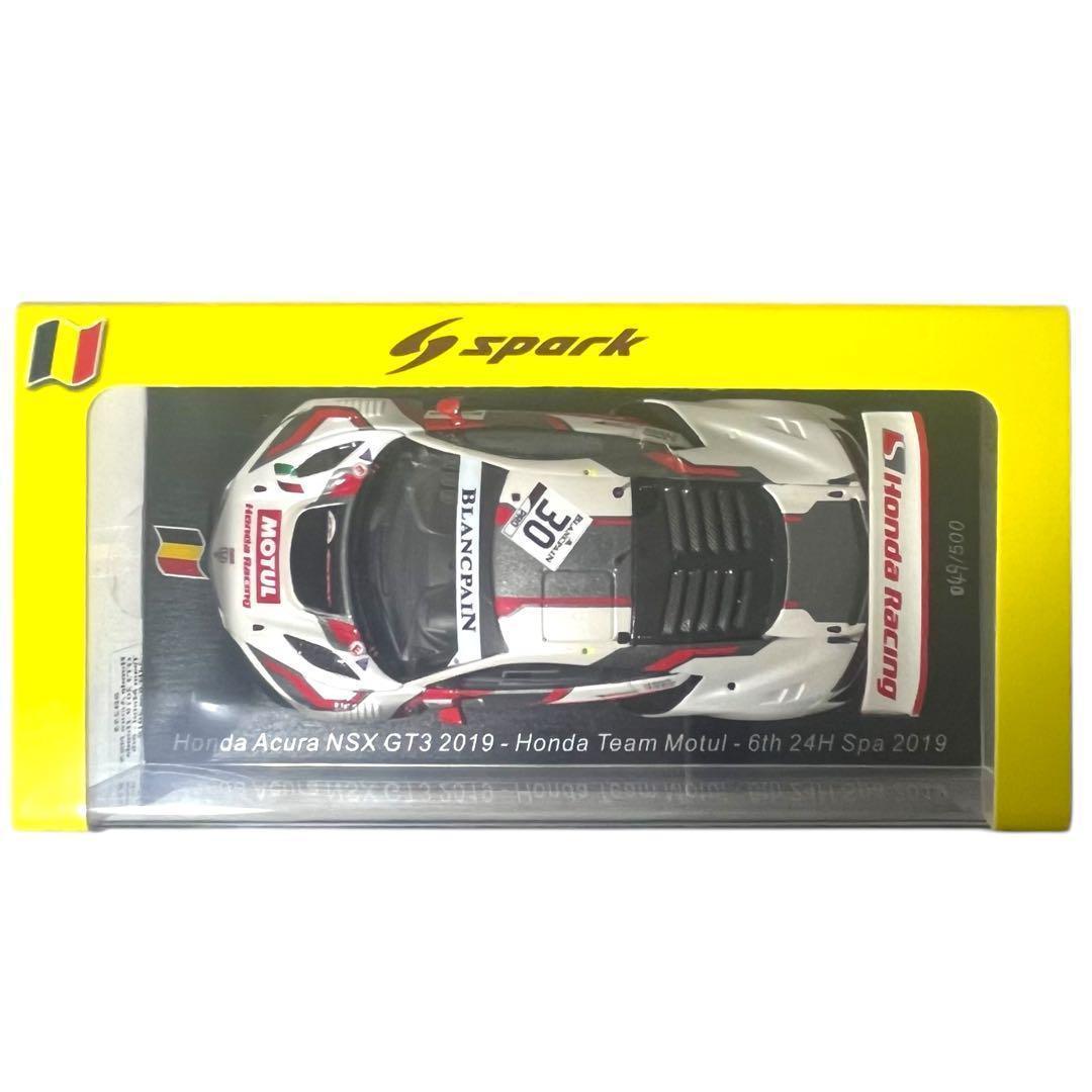 未開封エラー品 Spark 1/43 NSX GT3 '19スパ24h #30
