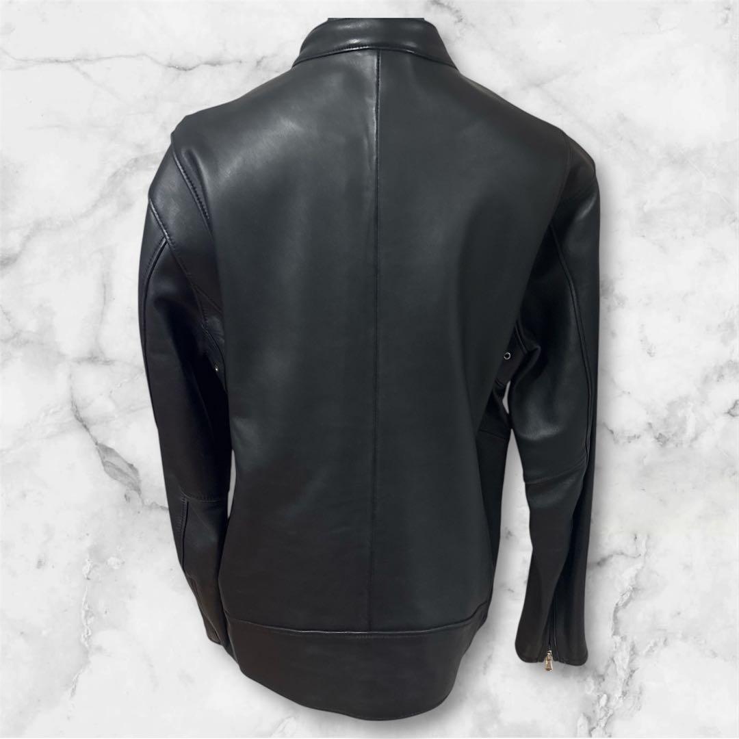 BEAUTY&YOUTH シングルライダース　L　ラムレザー　ブラック