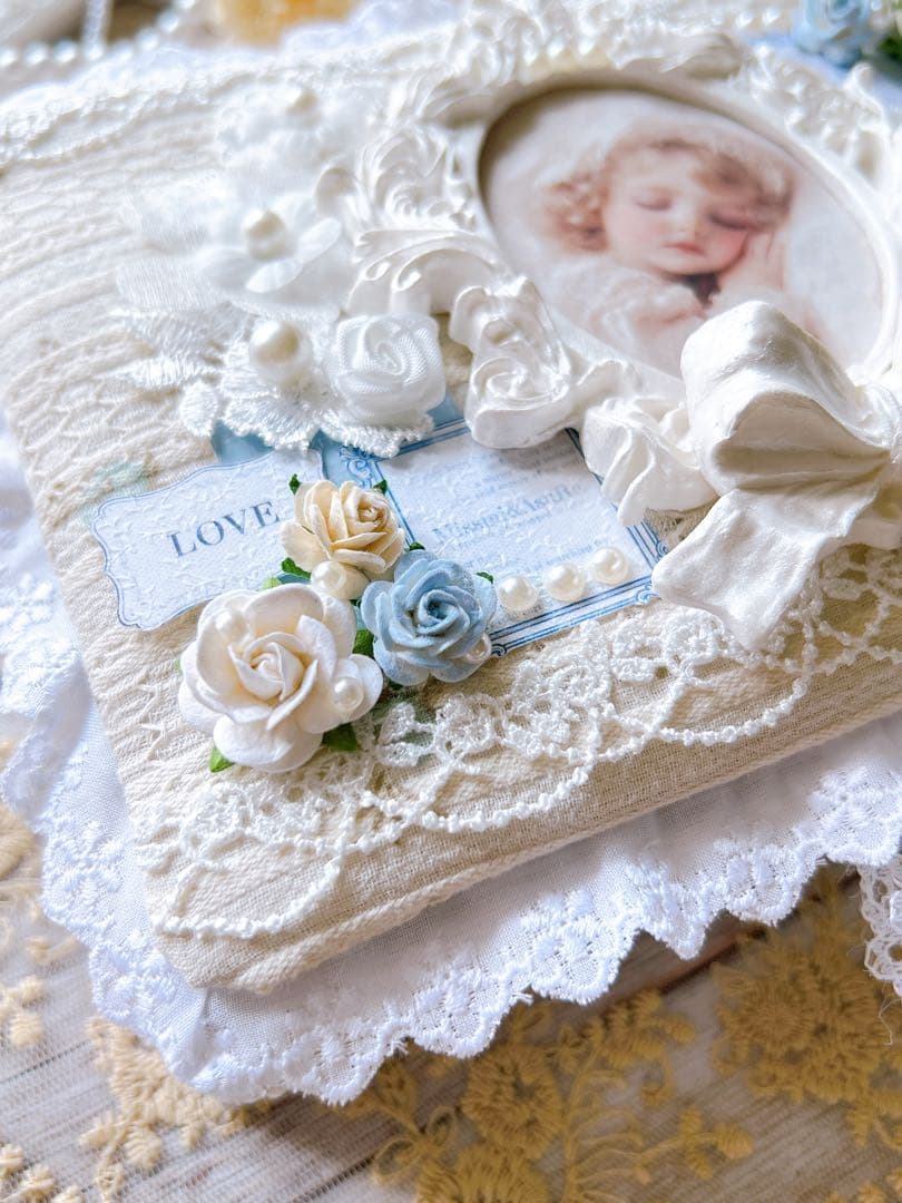 カルトナージュ風BOX 軟質マステケース 平袋コラージュ おすそ分けケース