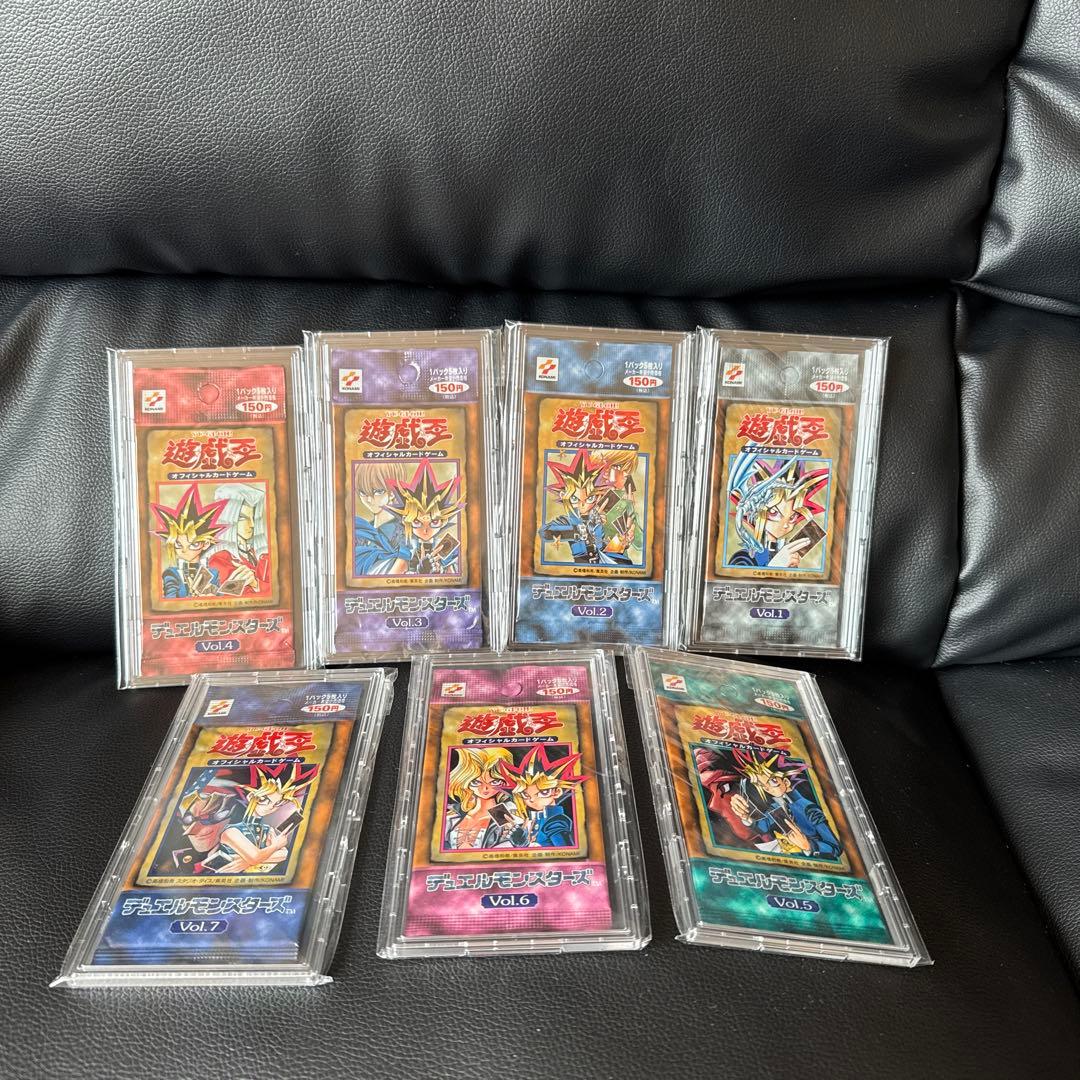 遊戯王OCG 初期未開封パック【vol.1〜7】セット販売