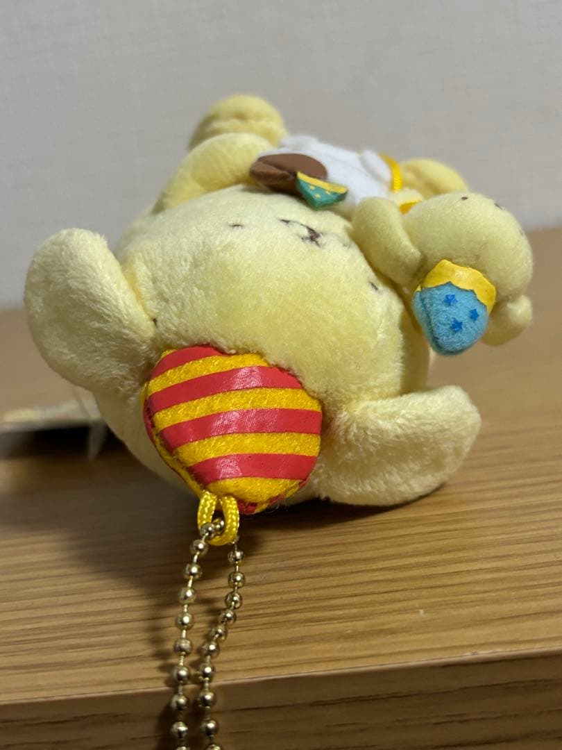 激レア　ポムポムプリンカフェ バースデー 誕生日 ボールチェーンマスコット　#1