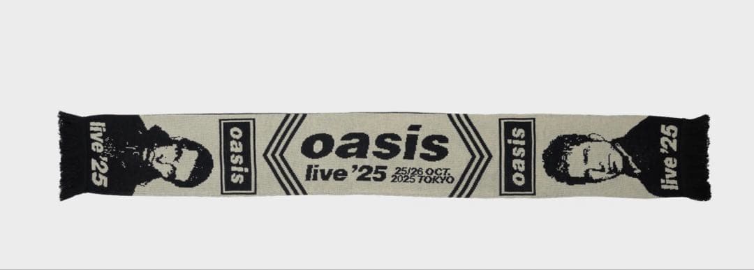 oasis live '25 フットボールスカーフ