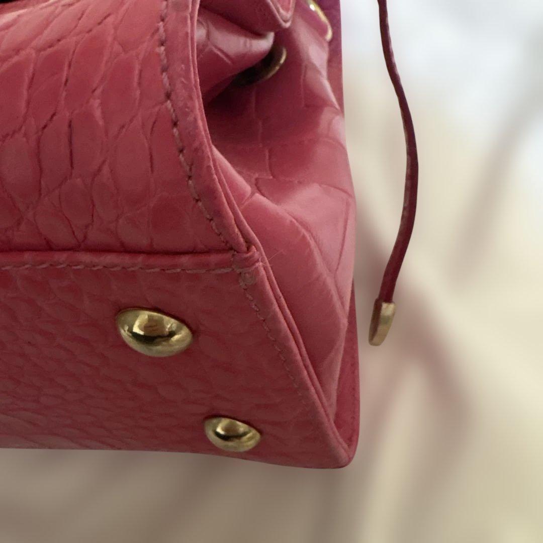 JIMMY CHOO ピンク ハンドバッグ