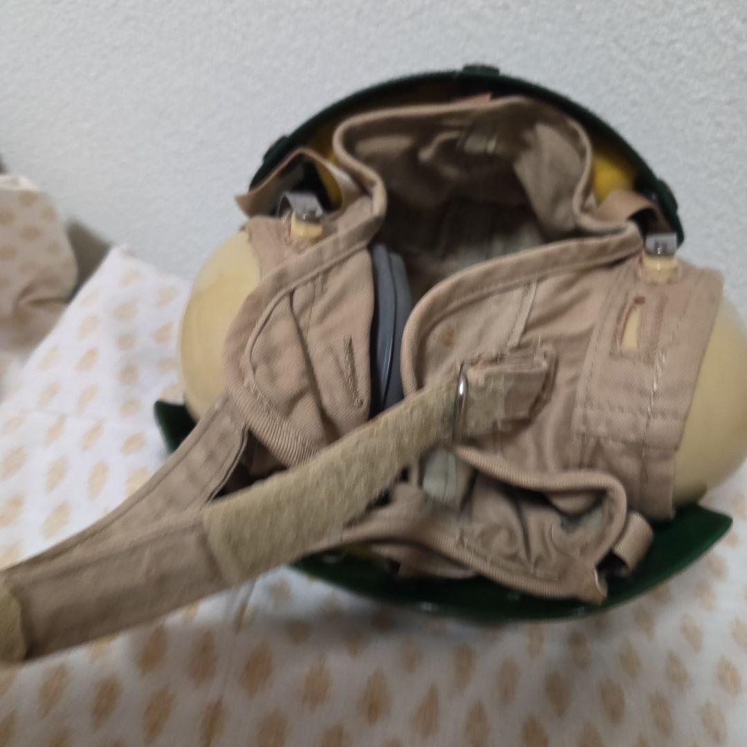 米軍　実物　フライトデッキクルー　ヘルメット グリーン　７ 1/2