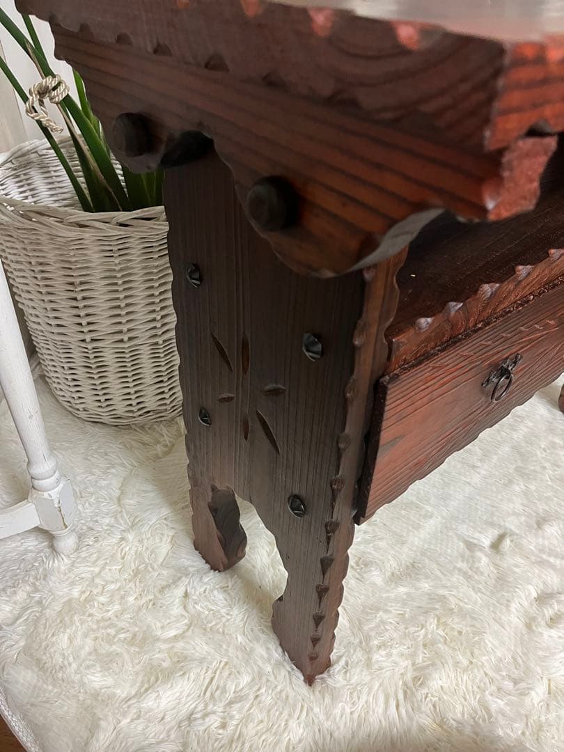 和製ヴィンテージ サイドテーブル　ナイトテーブル