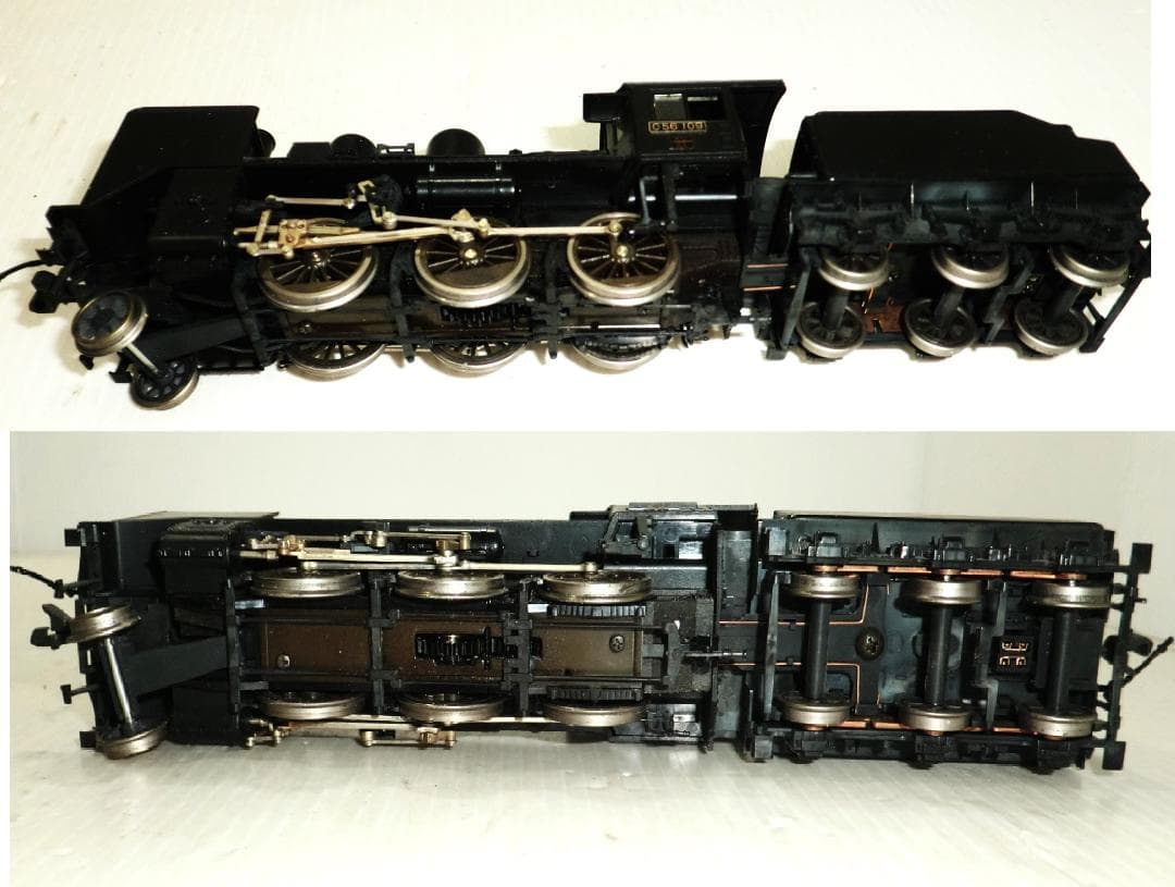 KATO C56形蒸気機関車とEF65形電気機関車 外観ジャンク