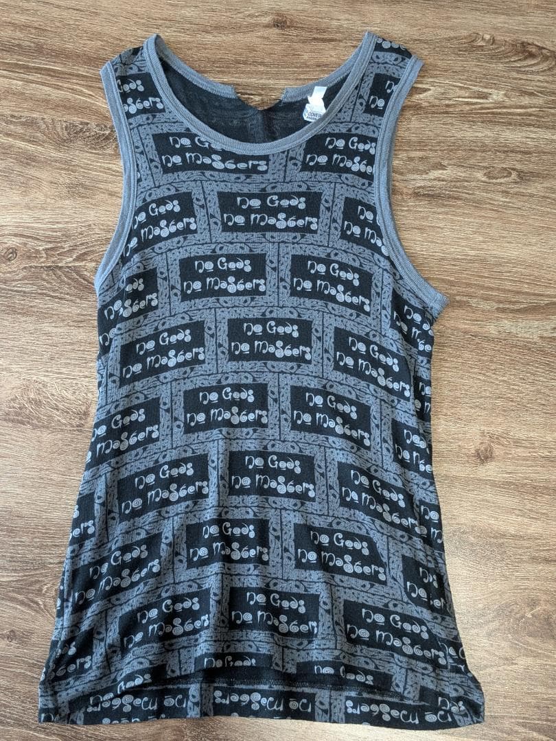 アンダーカバー 2003SS 総柄タンクトップ Tシャツ scab期