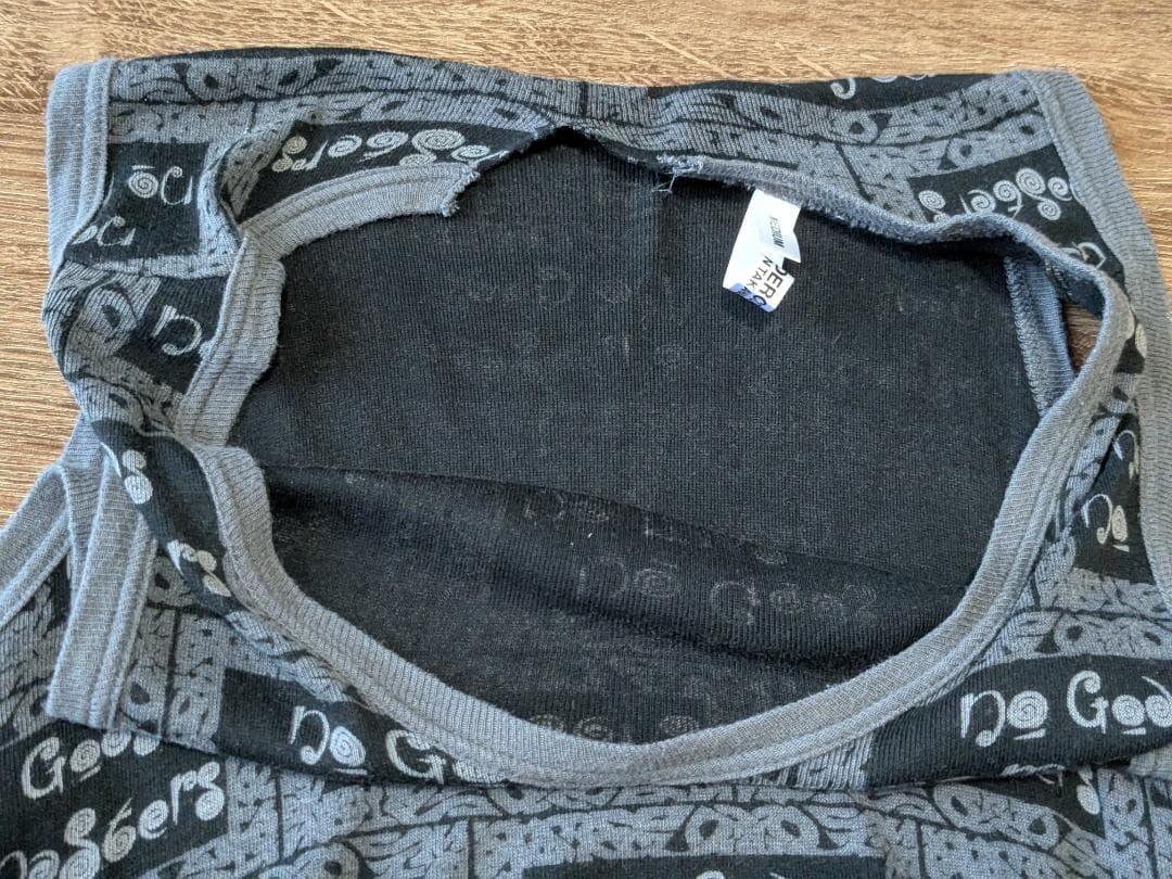 アンダーカバー 2003SS 総柄タンクトップ Tシャツ scab期