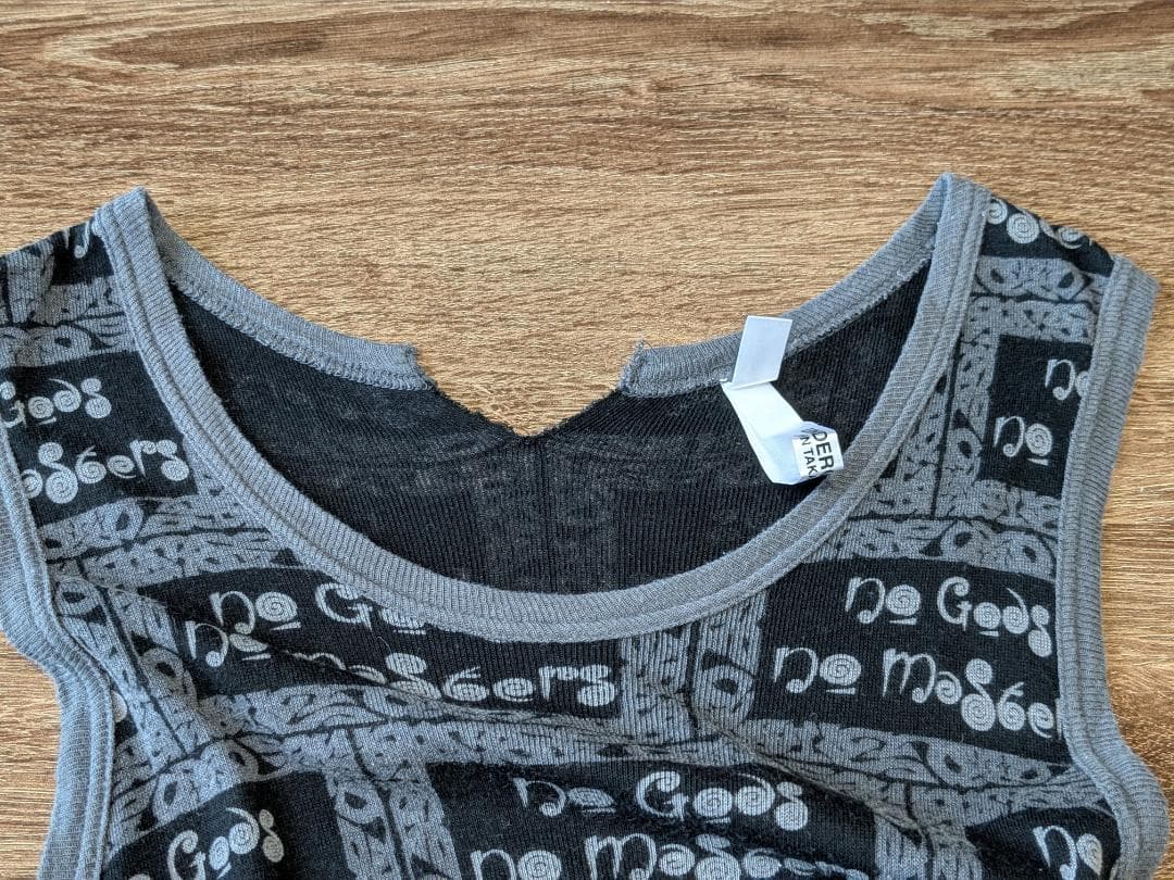 アンダーカバー 2003SS 総柄タンクトップ Tシャツ scab期