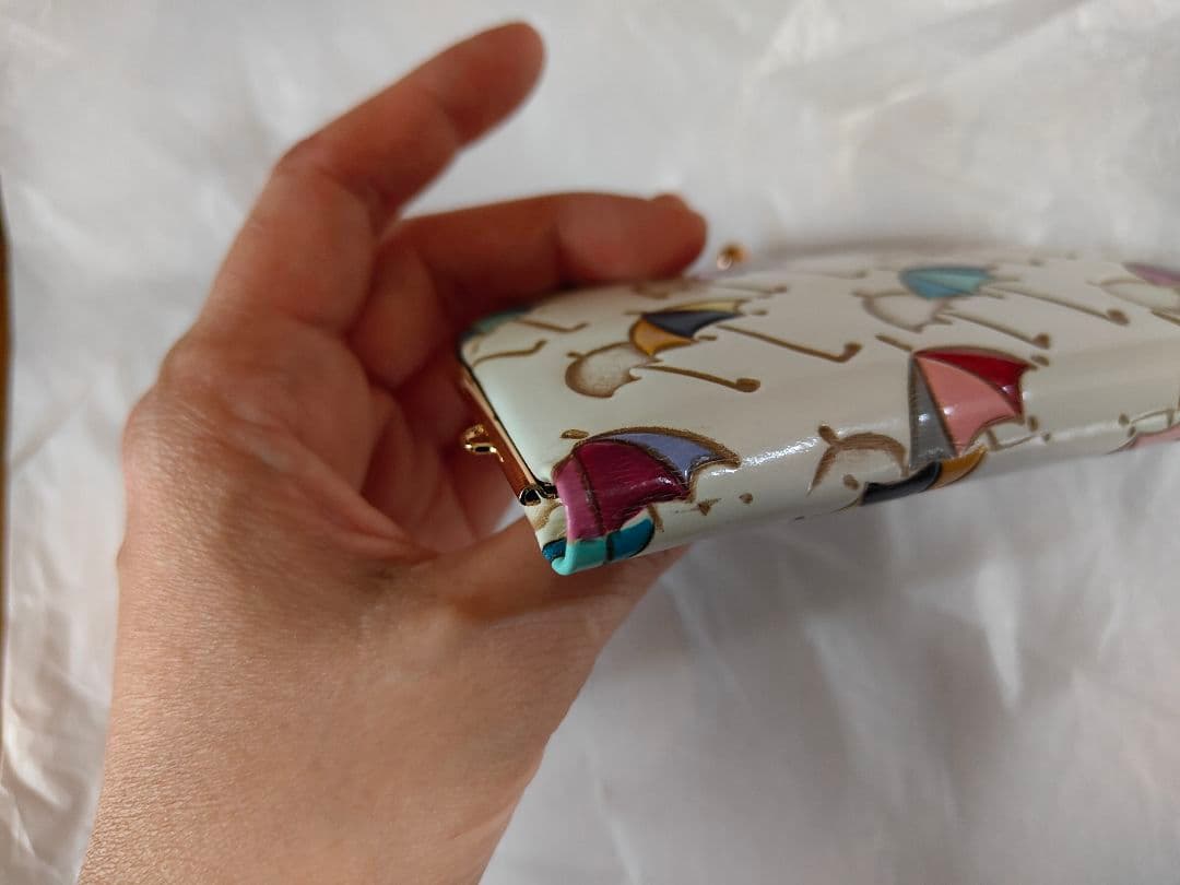 希少　文庫屋大関　天溝がま口財布　竹久夢二　傘