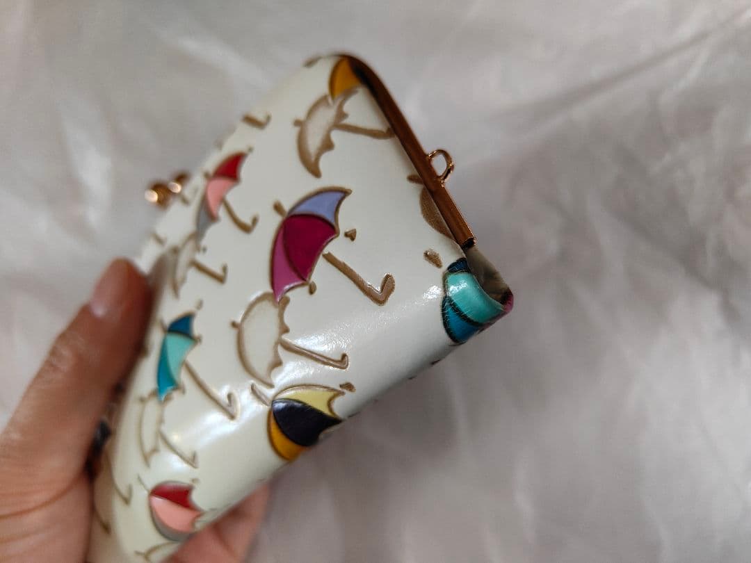 希少　文庫屋大関　天溝がま口財布　竹久夢二　傘