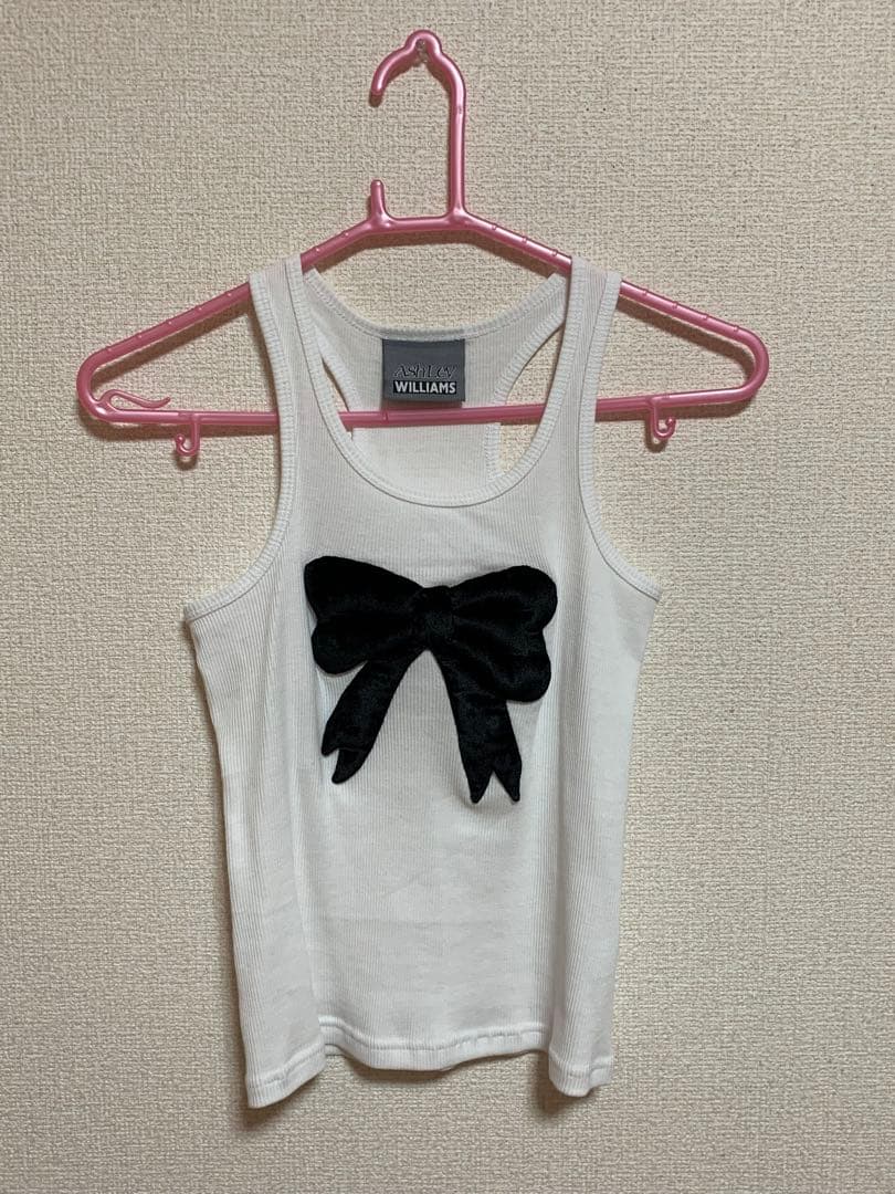 AshLey Williams 3Dリボン　タンクトップ