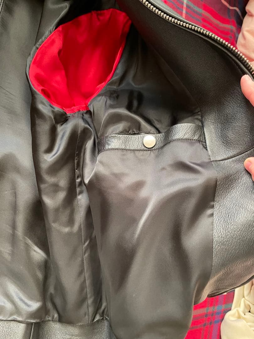 DIESEL 羊革ライダースジャケットL