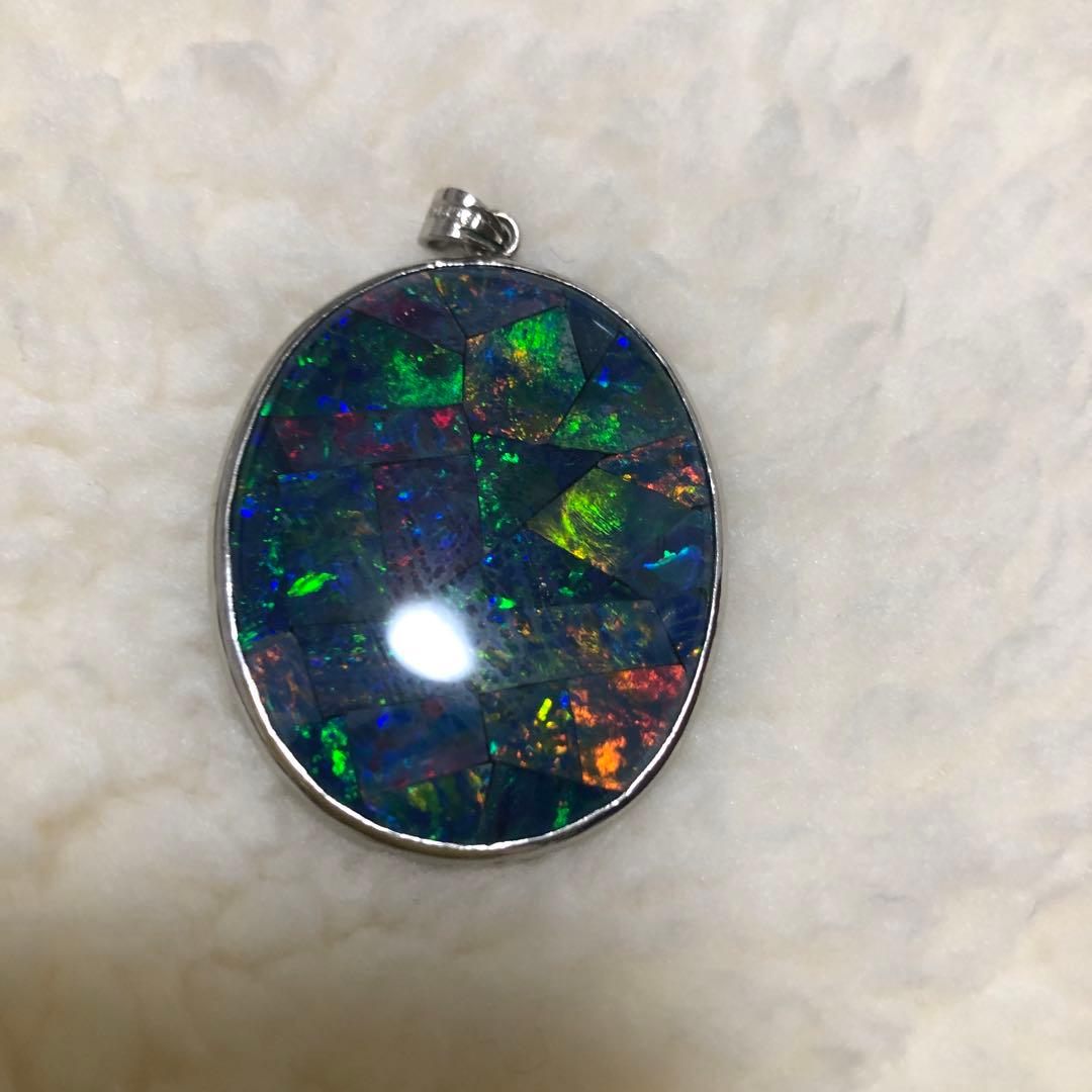 ⭐︎HＬ⭐︎ トリプレットオパールペンダントトップ