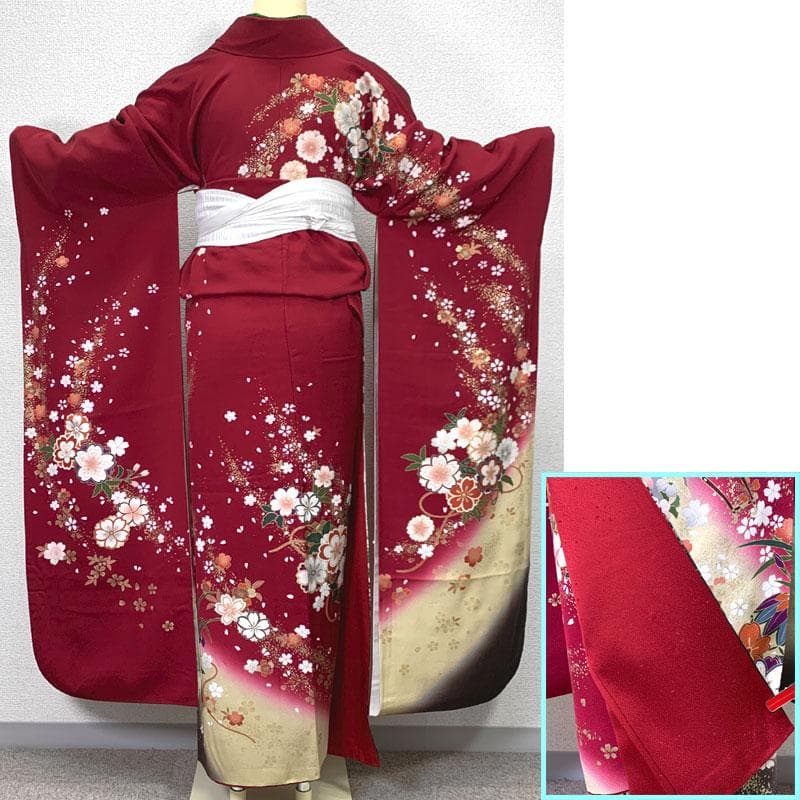 512z1, 509u1, 406v35〇古典柄 振袖〇美品 成人式 結婚式