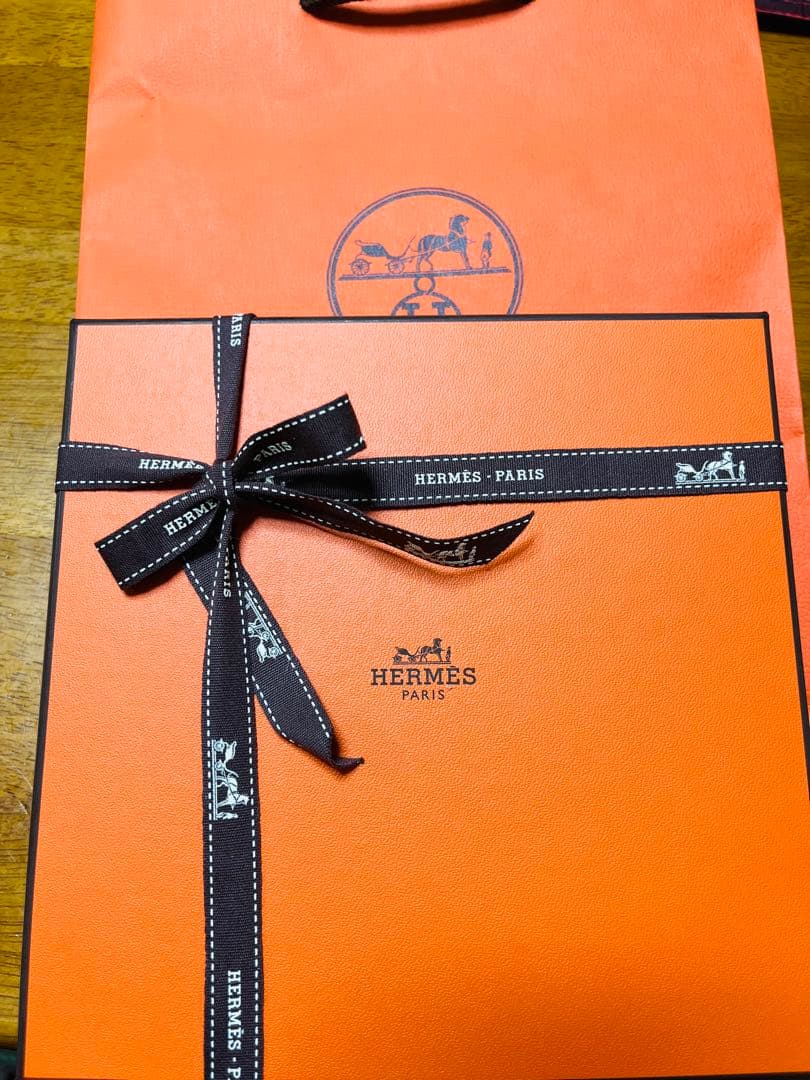 エルメス　ハンドタオル　名入り