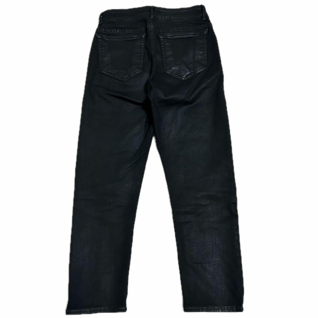 17AW Rick Owens DRKSHDW コーティングサルエルデニムパンツ