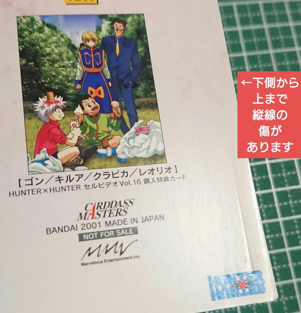 HUNTER×HUNTER　セルビデオVol.16　購入特典カード