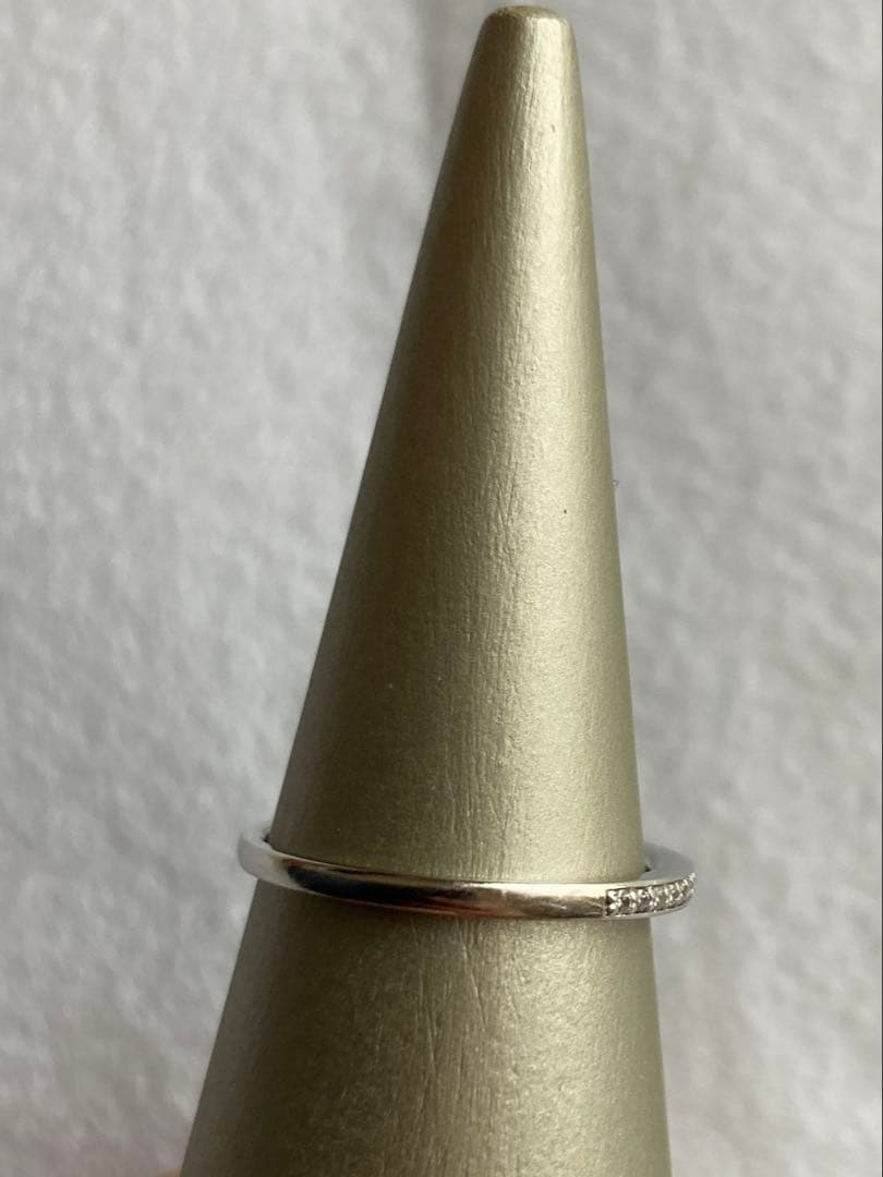 ete プラチナ　ハーフエタニティ　リング　ダイヤモンド