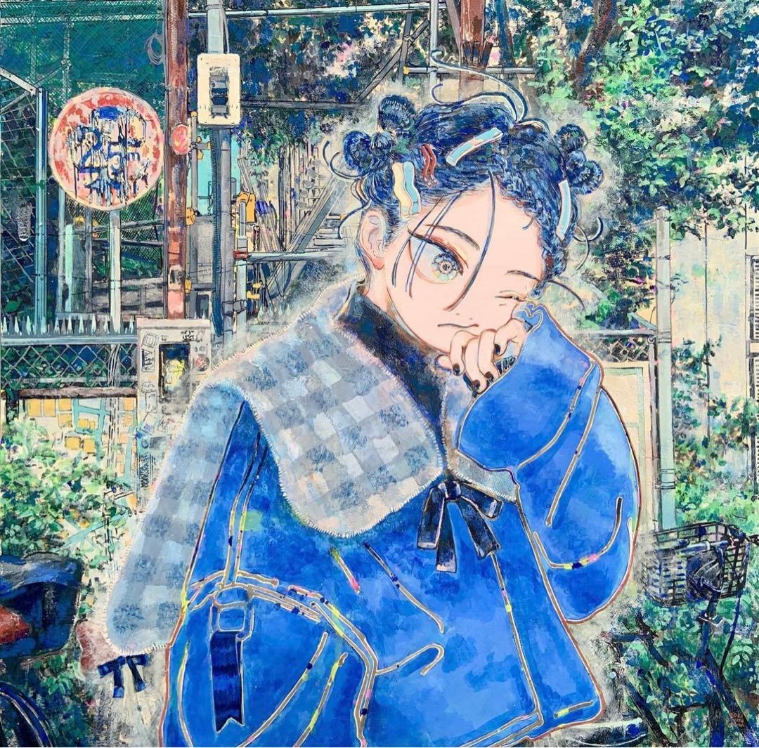 巻田はるか　unique 原画 一点もの　makita haruka