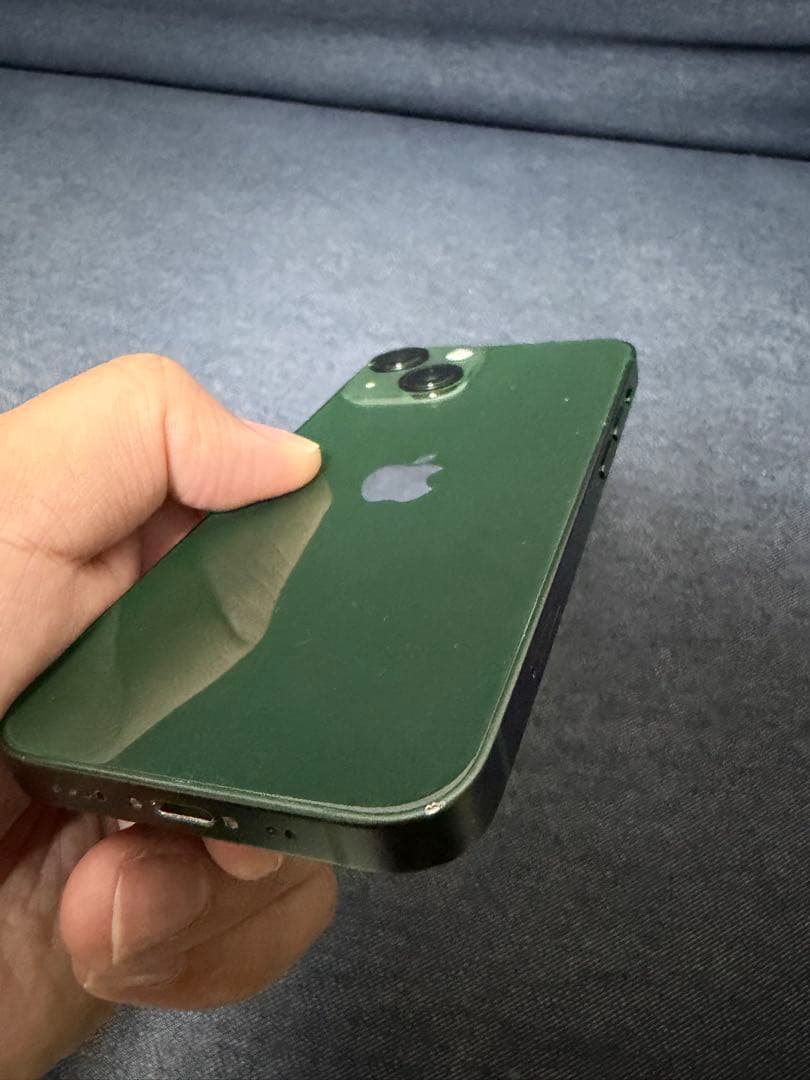 値下げ！美品！Apple iPhone 13 miniミッドナイトグリーン 本体