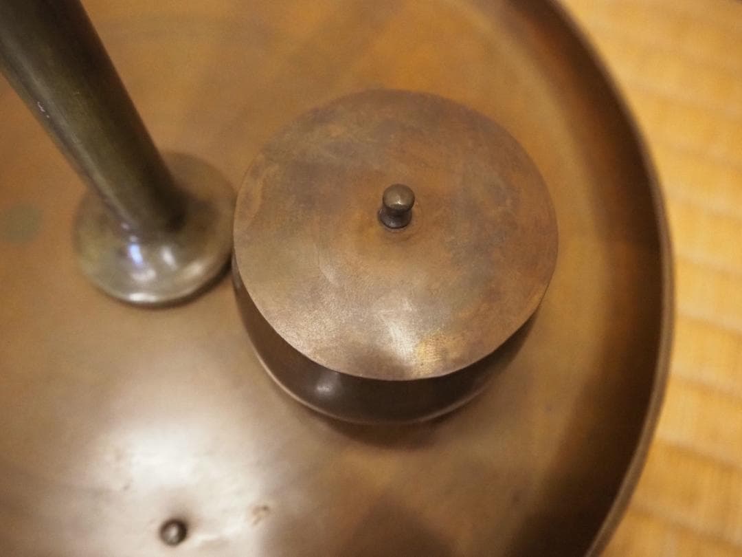 金屋五良三郎造『燭台一対』（共箱）＊おまけ付き…和蝋燭２本(未使用)