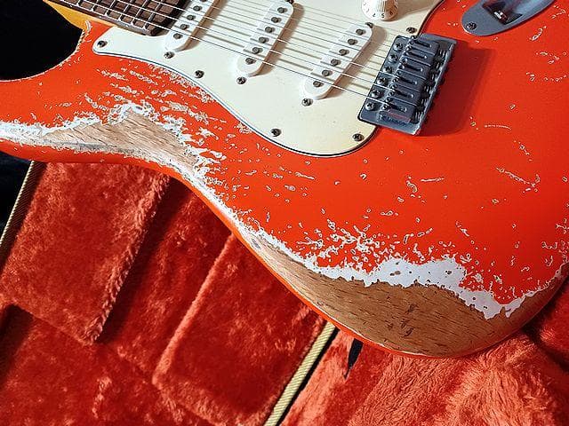 ❖❖ Custom HeavyRelic FiestaRed Strato ❖❖