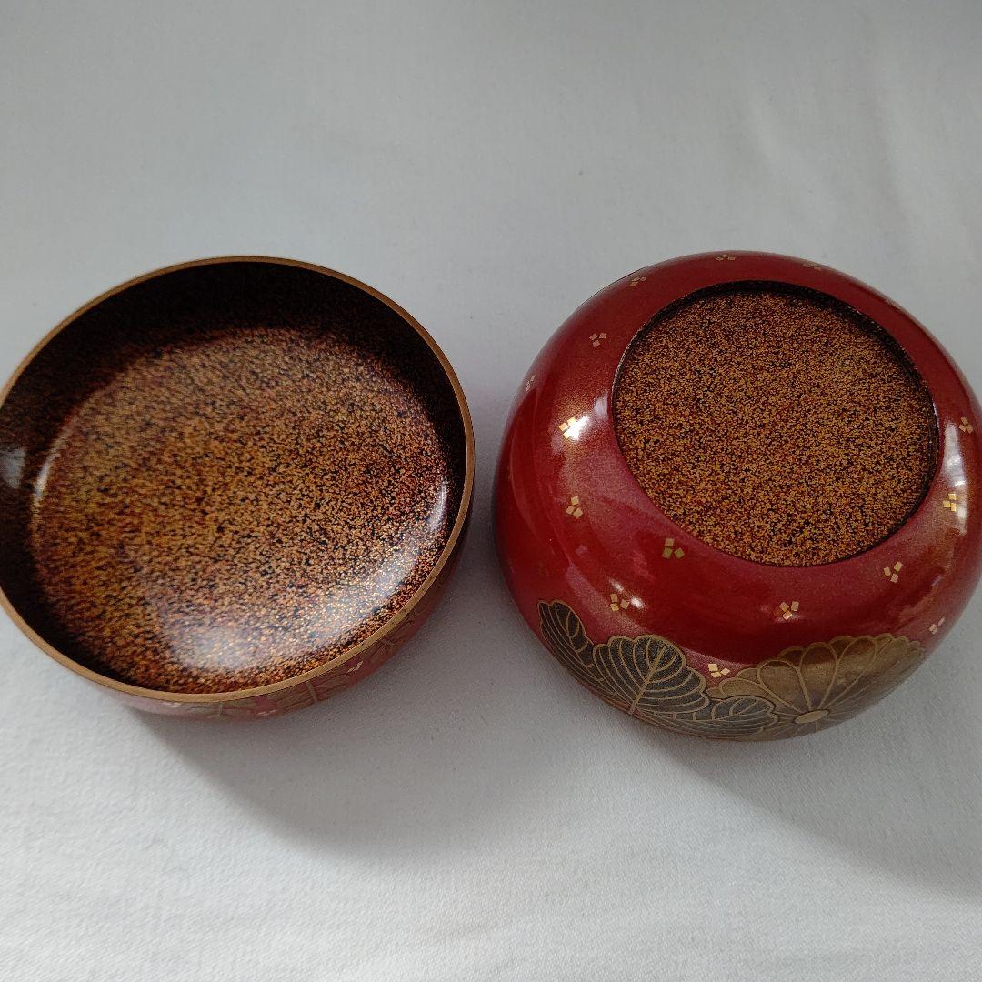 朱金地 高台寺蒔絵 蒔絵 棗 描金師 島田其翠 茶道具