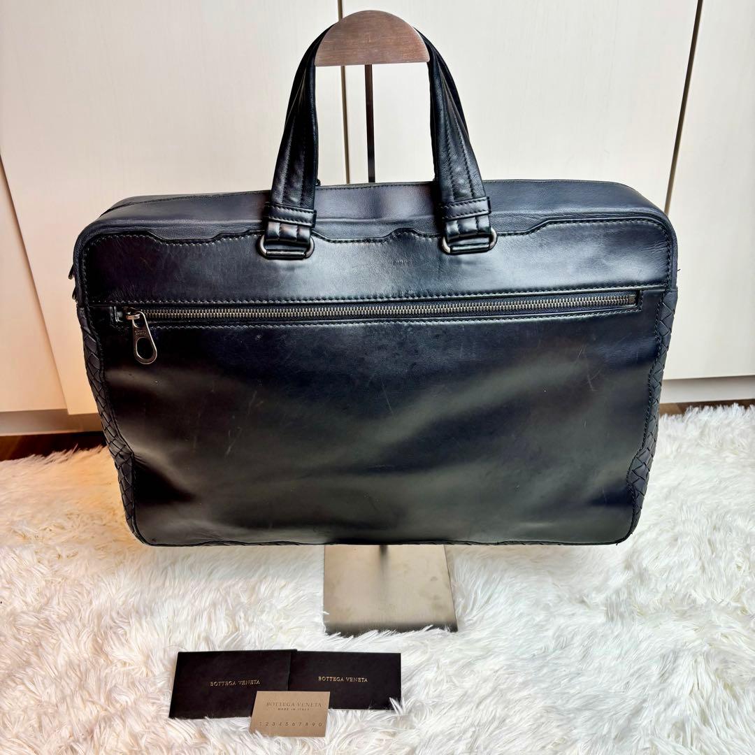 破格！　ボッテガヴェネタ　ブリーフ　ハンドバッグ　イントレチャート　トートバッグ