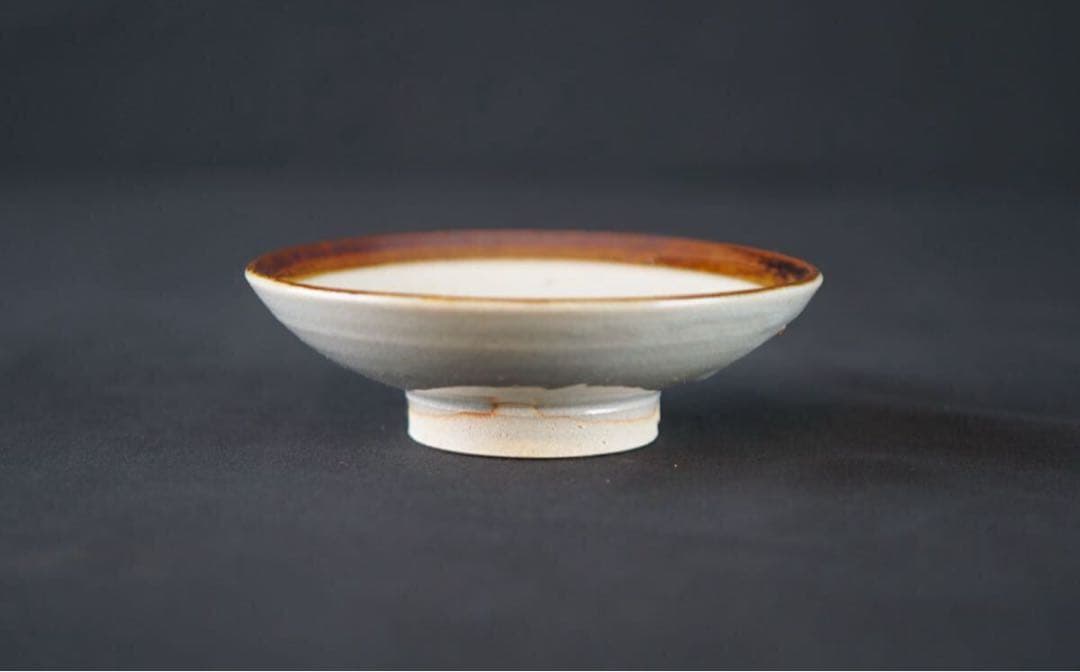 九代 白井半七 造 茶巾皿 共箱 茶道具 水屋道具 / 小皿 向付