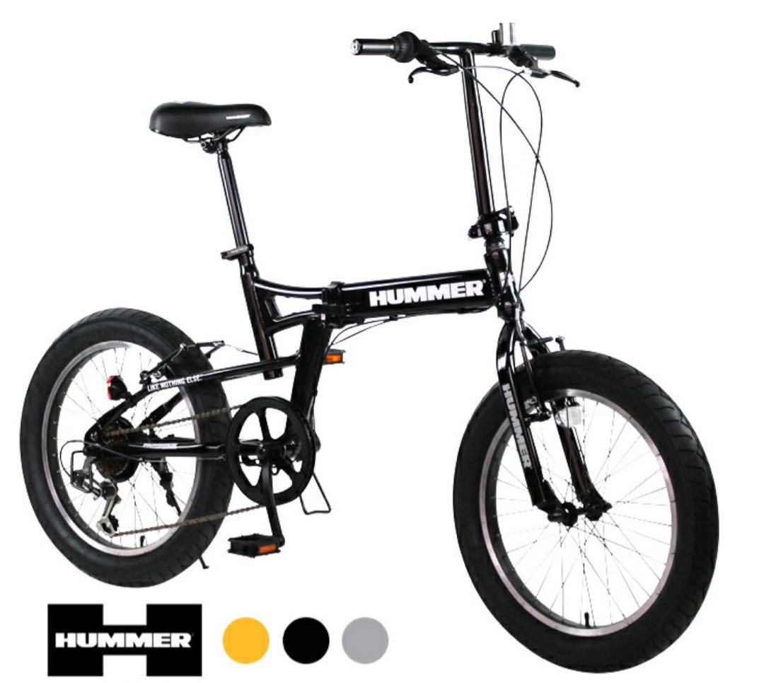 【年末最終値下げ】HUMMER 折りたたみFAT-BIKE 20インチ