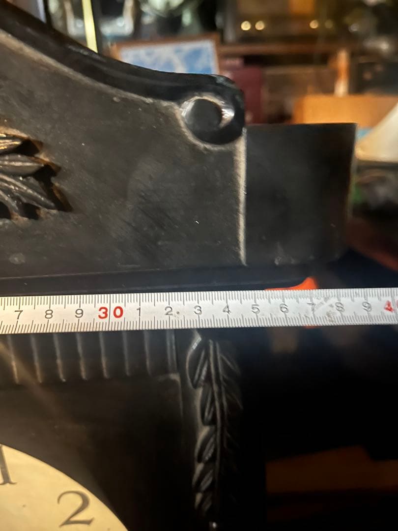 明治振り子時計、約100センチ柱時計 ゼンマイ振り子時計、30日巻き、明治時計