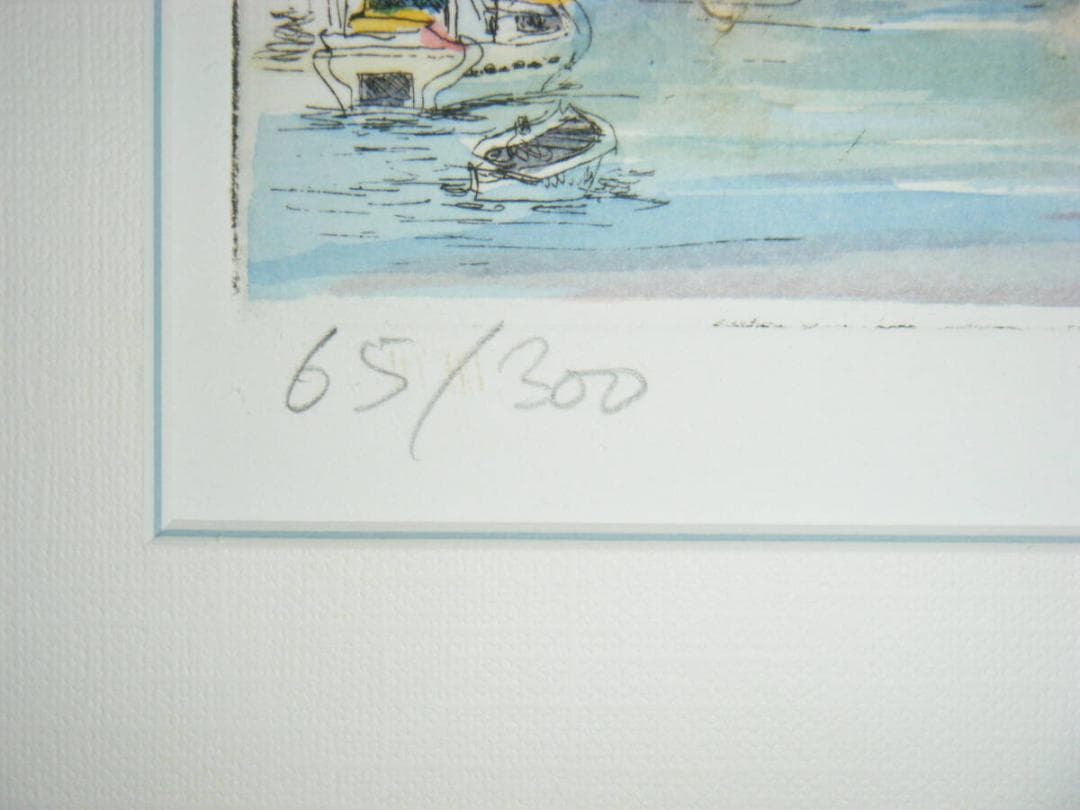 【真作】版画　織田義郎　銅版画　風景画　個展多数開催　名品　T15