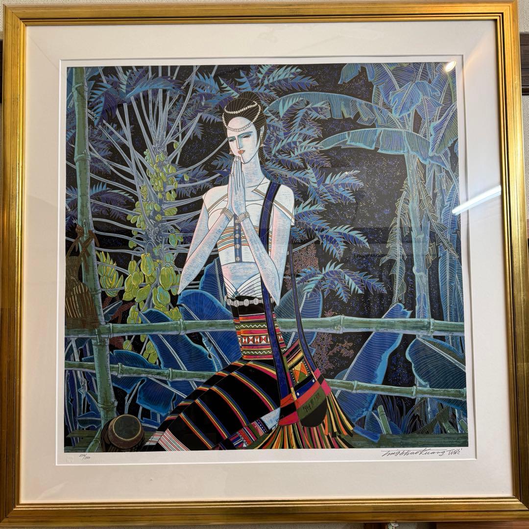 ティンシャオカン シルクスクリーン 作品 1994年